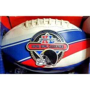 Super Bowl XL Collectors Football Steelers 2006 40th Anniversary Detroit In Box